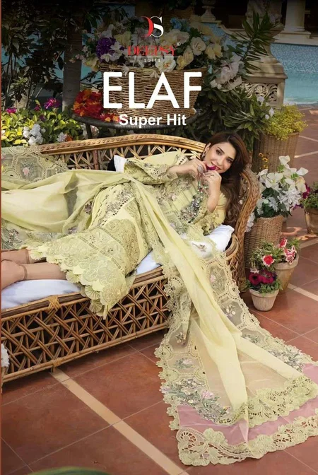Elaf Super Hit By Deepsy Cotton Online Pakistani Dress Material Wholesale
